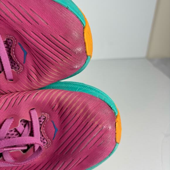 Hoka one one Rincon 3 pink athletic rave running shoes womens 8B - Picture 9 of 9